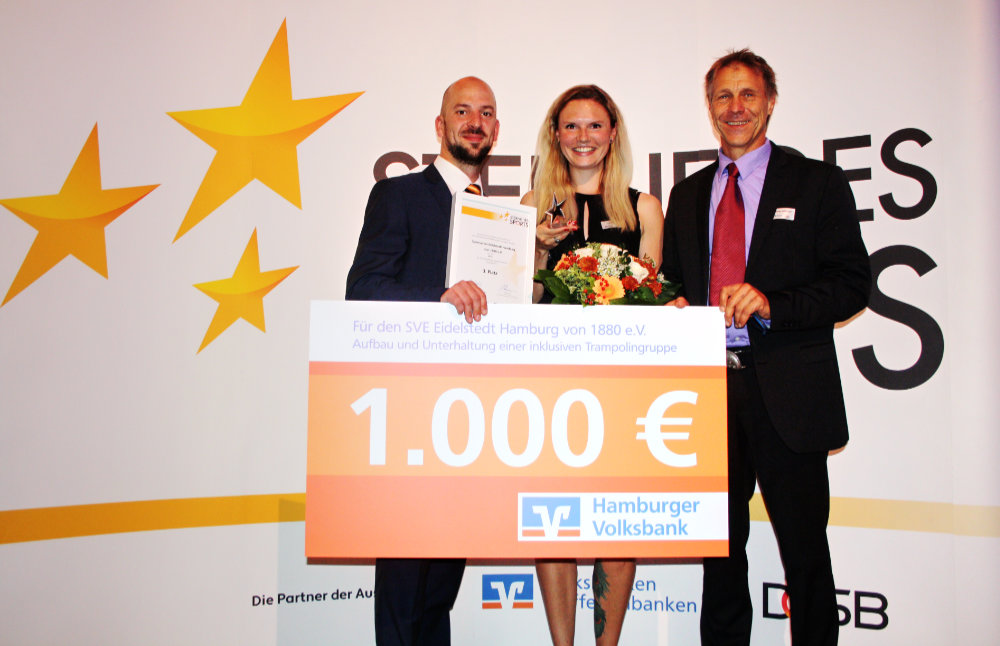Silberner Stern des Sports für inklusives Trampolinprojekt